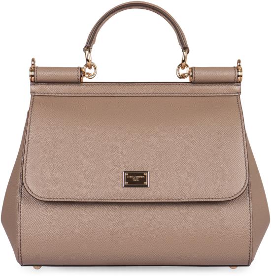 26FW 돌체앤가바나 라지 시실리 핸드백 BB6002 B100180045 BROWN - DOLCE & GABBANA
