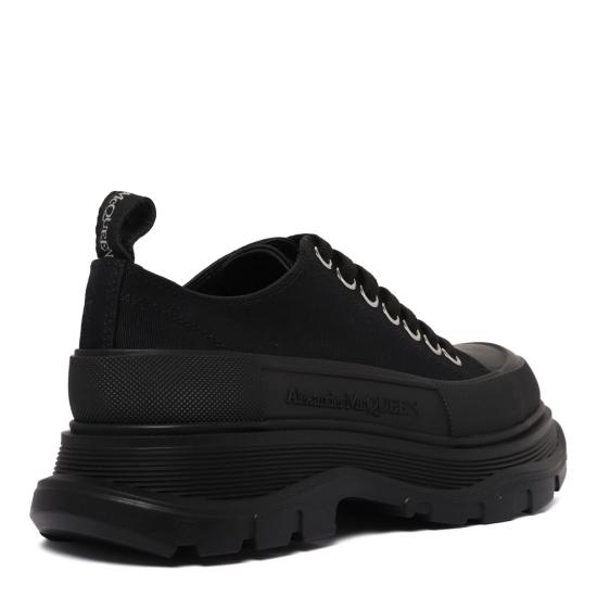 26FW 알렉산더 맥퀸 트레드 슬릭 레이스업 슈즈 697072 W4AAQ1000 BLACK - ALEXANDER MCQUEEN