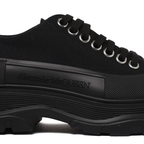 26FW 알렉산더 맥퀸 트레드 슬릭 레이스업 슈즈 697072 W4AAQ1000 BLACK - ALEXANDER MCQUEEN