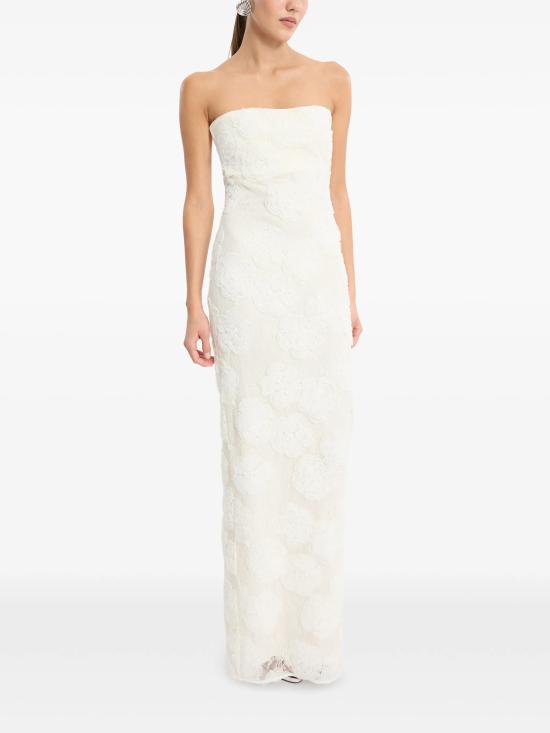 26FW 로테이트 바이 크리스텐슨 롱 원피스 116298857 BIANCO - ROTATE BY BIRGERCHRISTENSEN