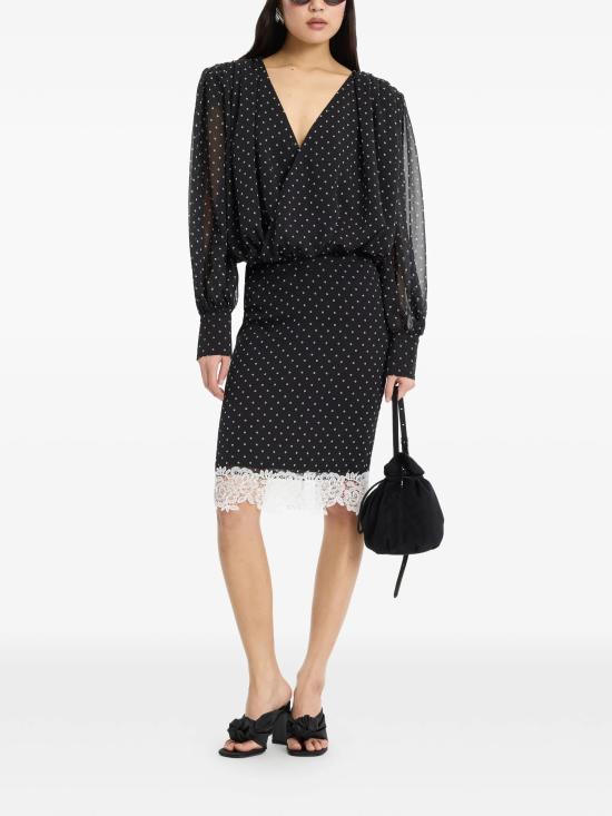 26FW 로테이트 바이 크리스텐슨 미디 스커트 1163641000 NERO - ROTATE BY BIRGERCHRISTENSEN