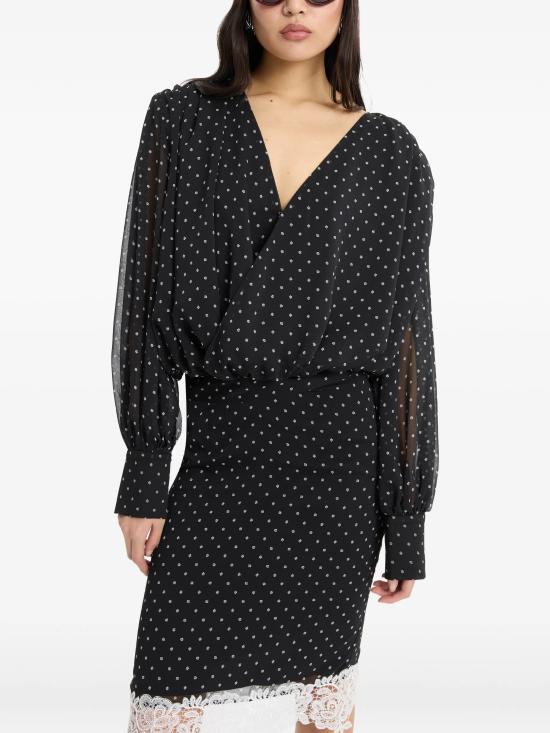 26FW 로테이트 바이 크리스텐슨 미디 스커트 1163641000 NERO - ROTATE BY BIRGERCHRISTENSEN