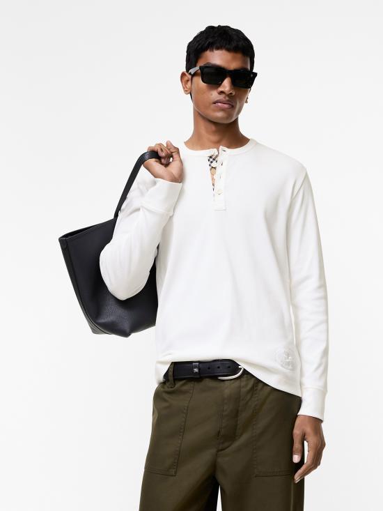 26FW 버버리 긴팔 티셔츠 8128299B7078 BIANCO - BURBERRY