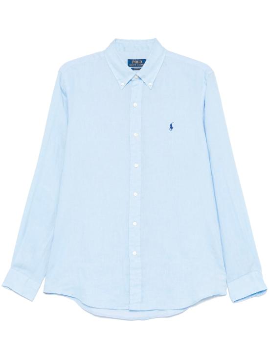 26SS 폴로 랄프로렌 긴팔 셔츠 710966294008 AZZURRO