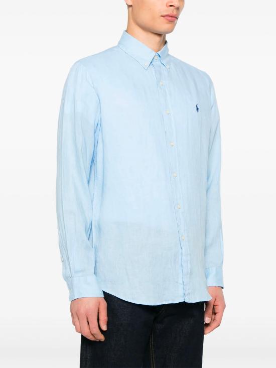 26SS 폴로 랄프로렌 긴팔 셔츠 710966294008 AZZURRO - POLO RALPH LAUREN