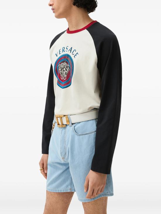 26FW 베르사체 긴팔 티셔츠 10255961A185022W0K0 BIANCO - VERSACE