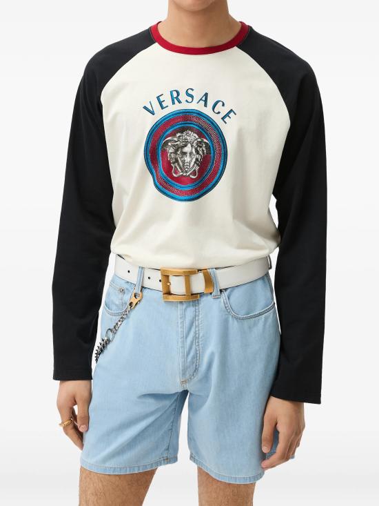 26FW 베르사체 긴팔 티셔츠 10255961A185022W0K0 BIANCO - VERSACE