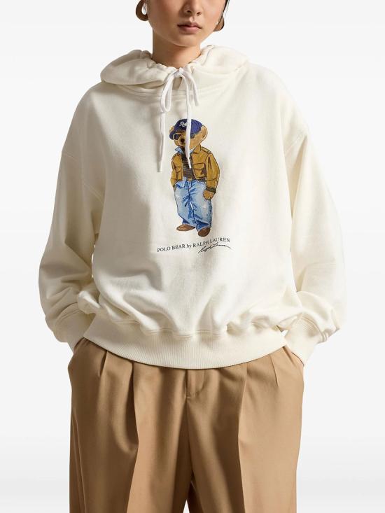 26FW 폴로 랄프로렌 후드 티셔츠 211B17799001 BIANCO - POLO RALPH LAUREN