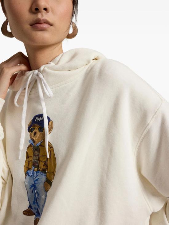 26FW 폴로 랄프로렌 후드 티셔츠 211B17799001 BIANCO - POLO RALPH LAUREN