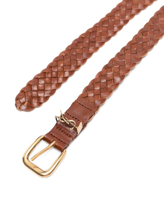 26SS 생로랑 가죽 벨트 859141AAEJG 2976 BRNCHOCLT - SAINT LAURENT