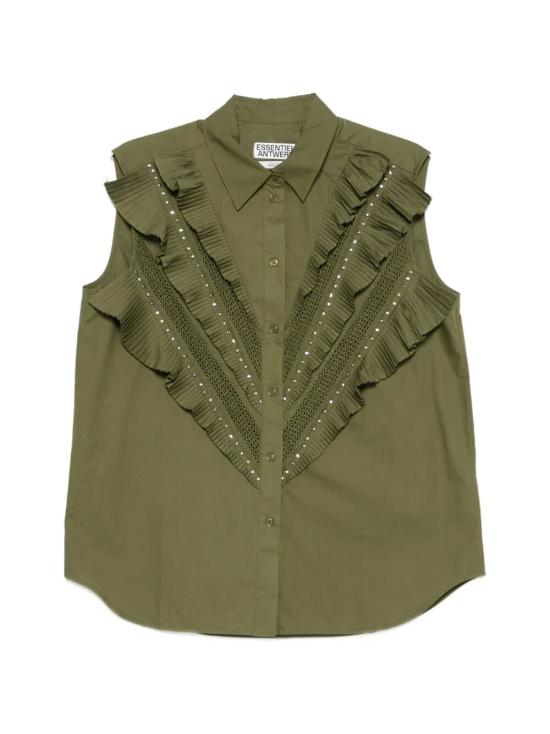 26SS 에센셜앤트워프 블라우스 JEANDARLENE OM24 GREEN - ESSENTIEL ANTWERP