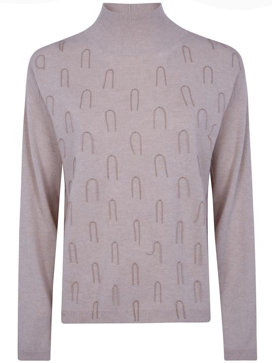 26FW 파비아나 필리피 터틀넥 MAD216F372M281 0167 NUDE NEUTRALS