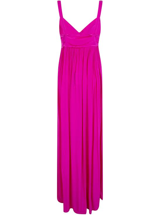 26SS 에센셜앤트워프 롱 원피스 JACOBEAN ML39 PINK PURPLE - ESSENTIEL ANTWERP