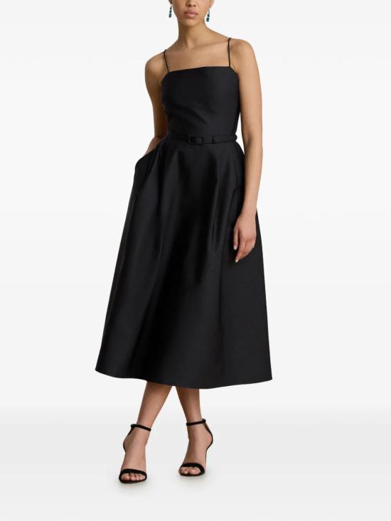 26FW 랄프 로렌 미디 원피스 253P13932 001 BLACK - RALPH LAUREN