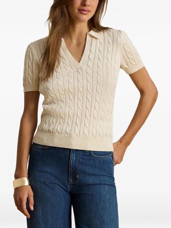 26FW 랄프 로렌 스웨터 200P14041 001 WHITE - RALPH LAUREN