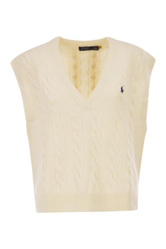 26FW 폴로 랄프로렌 스웨터 211949994 002 WHITE