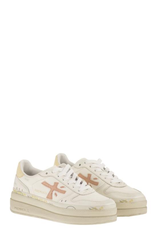26SS 프리미아타 스니커즈 MICOL8196 BIANCO CIPRIA GIALLO - PREMIATA