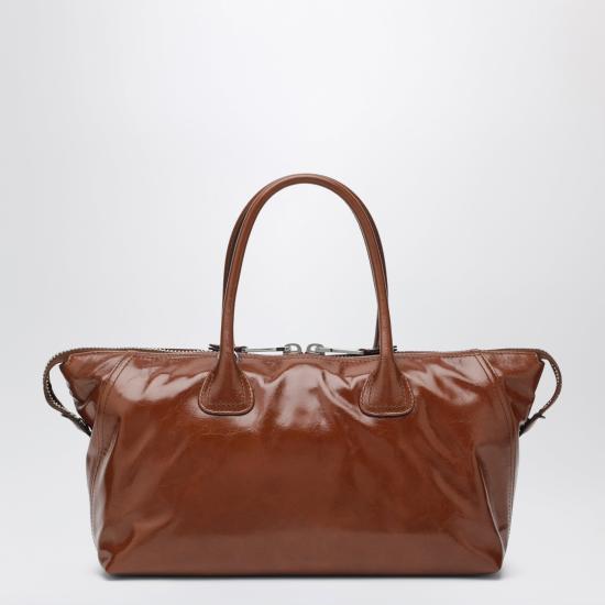 26FW 미우미우 토트백 5BA335OOO2A44 Brown - MIU MIU