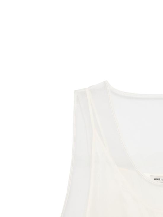 26SS 아미 민소매 티셔츠 FTP825SE0039 136BLANCCREME - AMI