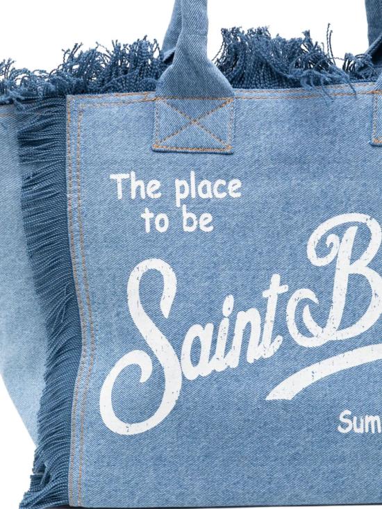26SS 세인트바쓰 토트백 VANI00100009L DENIM BLUE - MC2 SAINT BARTH