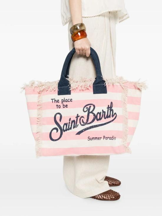 26SS 세인트바쓰 토트백 VANI00100640L LIG PINK PURPLE - MC2 SAINT BARTH