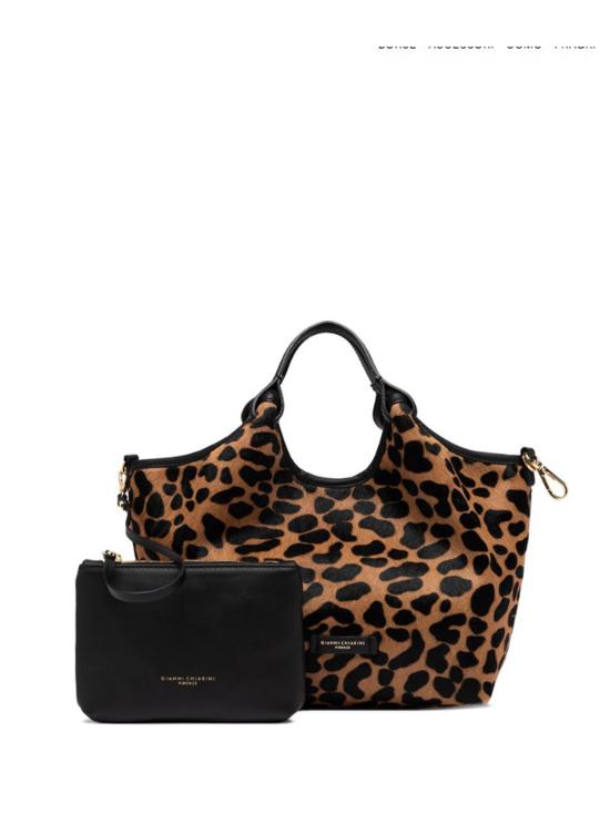 25FW 지아니 끼아리니 토트백 BS11109CAVPL11865 LEO NERO - GIANNI CHIARINI