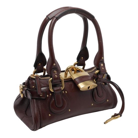 26FW 끌로에 스몰 그레인드 레더 패딩턴 백 CH26SS805P75 27M Brown - CHLOE