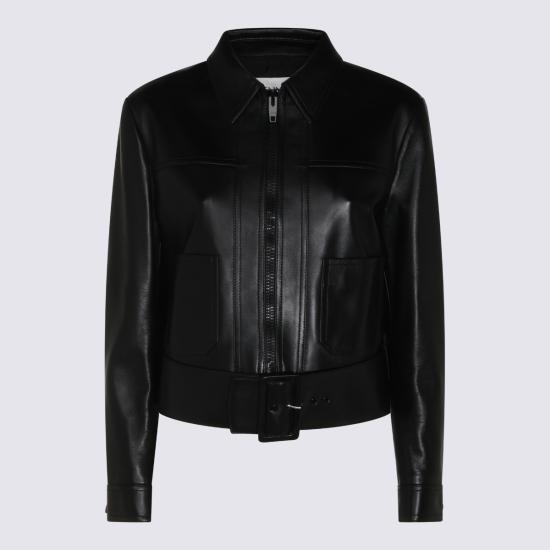 26FW 셀린느 가죽 자켓 RV04I3M75 38NO BLACK - CELINE