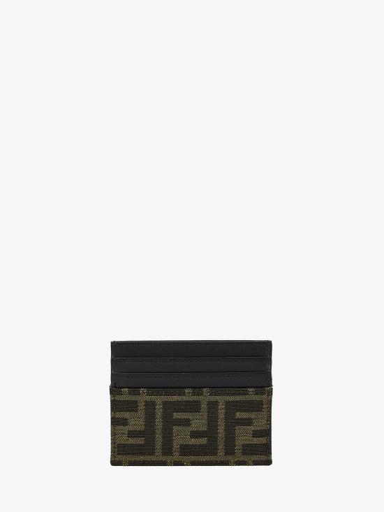  펜디 FF 패브릭 카드 홀더 7M0164ALWK F0L3T brown - FENDI