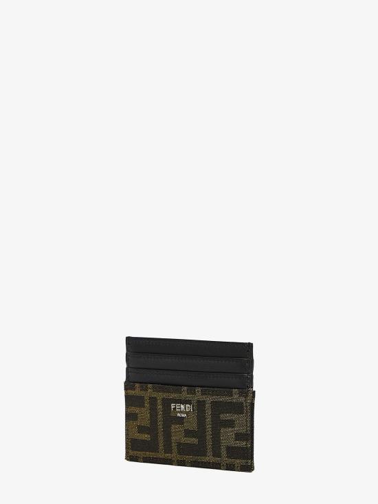  펜디 FF 패브릭 카드 홀더 7M0164ALWK F0L3T brown - FENDI
