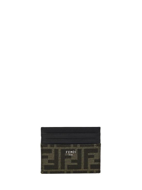  펜디 FF 패브릭 카드 홀더 7M0164ALWK F0L3T brown