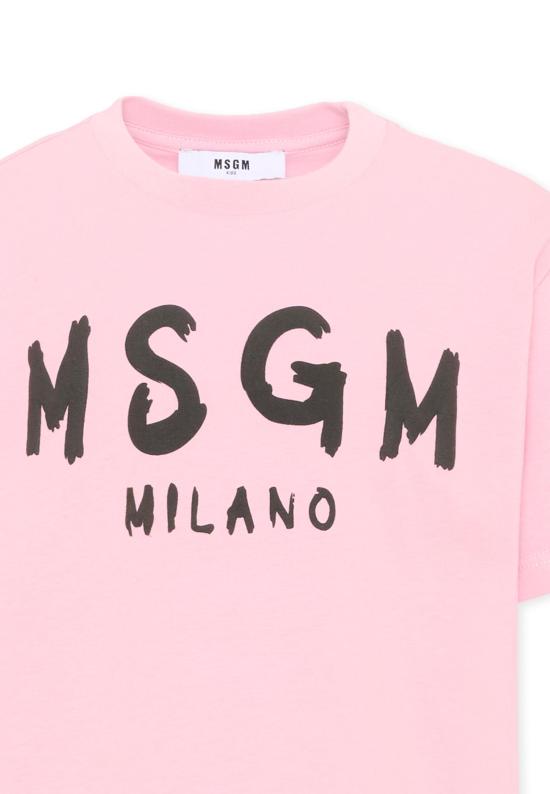 26FW [키즈] 엠에스지엠 티셔츠 F6MSJUTH010 MS090 PINK - MSGM