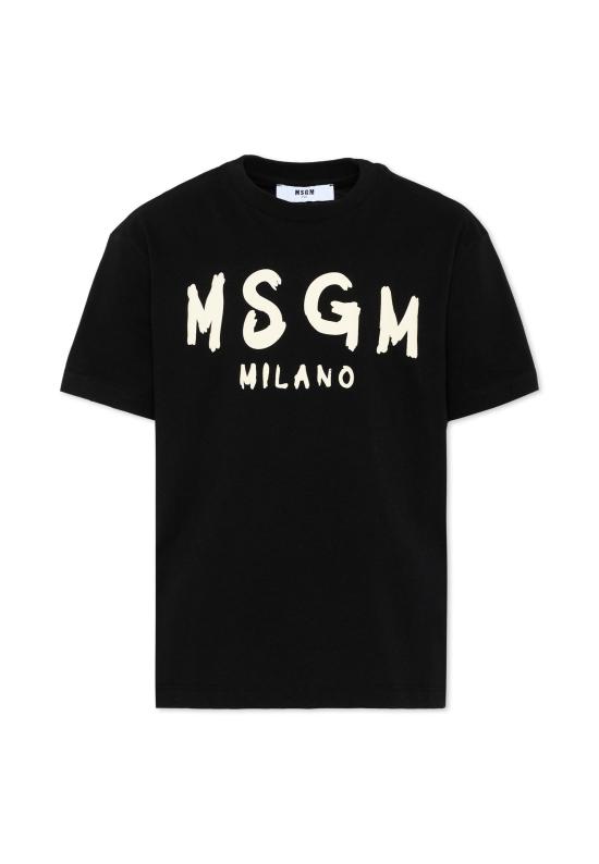 26FW [키즈] 엠에스지엠 티셔츠 F6MSJUTH010 110 BLACK