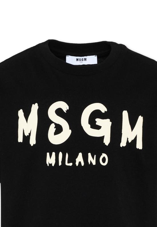 26FW [키즈] 엠에스지엠 티셔츠 F6MSJUTH010 110 BLACK - MSGM