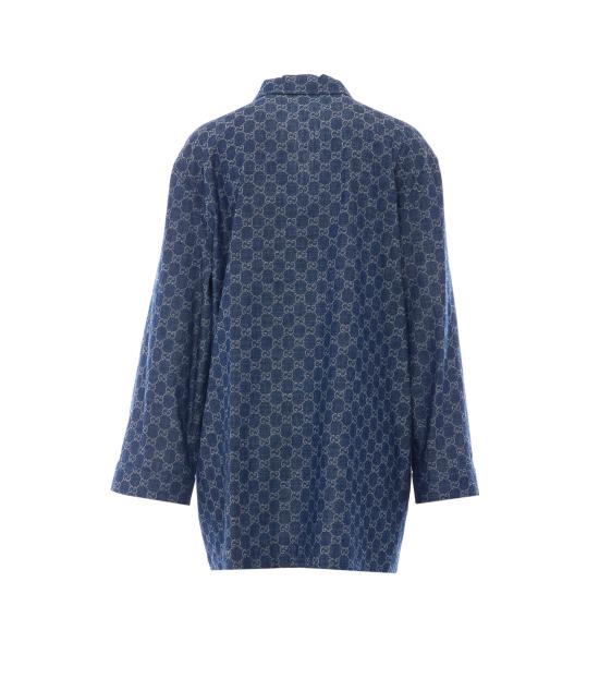 26FW 구찌 GG 코튼 데님 자카드 재킷 GG 코튼 데님 자카드 재킷 875438 XDDG34011 - GUCCI