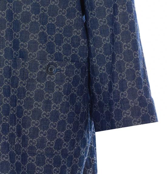 26FW 구찌 GG 코튼 데님 자카드 재킷 GG 코튼 데님 자카드 재킷 875438 XDDG34011 - GUCCI