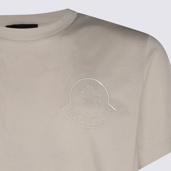 26FW 몽클레어 반팔 티셔츠 L20918C00037 89AYW204 BEIGE - MONCLER
