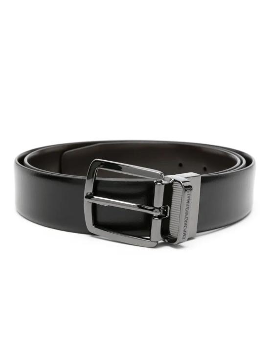 26FW 엠포리오 아르마니 가죽 벨트 Y4S576 Y748I 099 88044 BLACK DARK BROWN