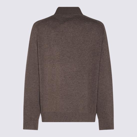 26FW 아크네 스튜디오 스웨터 B60388 AHS BROWN MELANGE - ACNE STUDIOS