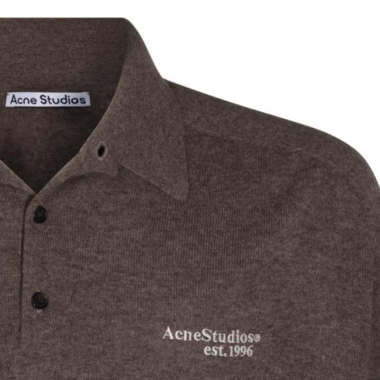 26FW 아크네 스튜디오 스웨터 B60388 AHS BROWN MELANGE - ACNE STUDIOS