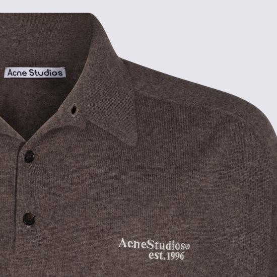 26FW 아크네 스튜디오 스웨터 B60388 AHS BROWN MELANGE - ACNE STUDIOS
