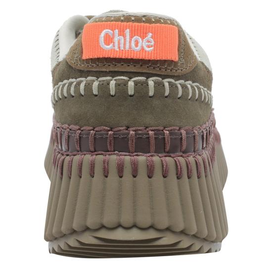26FW 끌로에 스니커즈 CH26A00RYP 23Q Beige - CHLOE