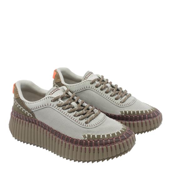 26FW 끌로에 스니커즈 CH26A00RYP 23Q Beige - CHLOE