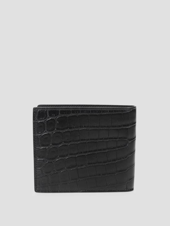 26SS 생로랑 로고 이스트/웨스트 반지갑 396307DZEDE 1000 NERO - SAINT LAURENT