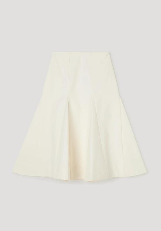 26SS 로에 미디 스커트 41832139 107 PAPER WHITE