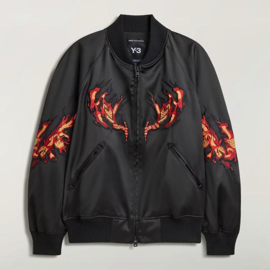 26FW 와이쓰리 봄버 자켓 KR1110 BLACK