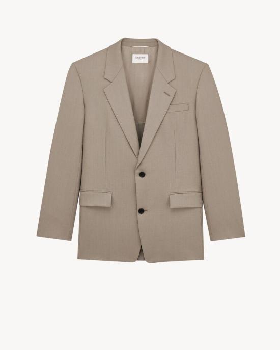 26SS 생로랑 수트 자켓 854431Y1N15 2611 BEIGE FONCE