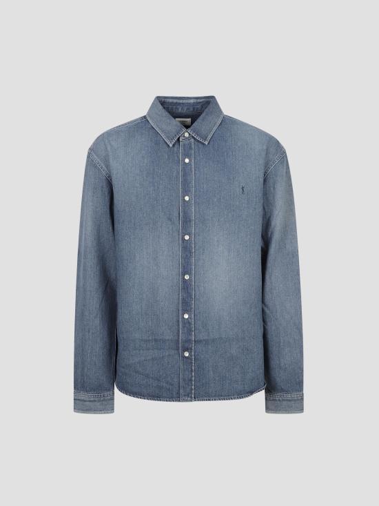 26SS 생로랑 데님 셔츠 862246Y29YA 4428 HORIZON BLUE