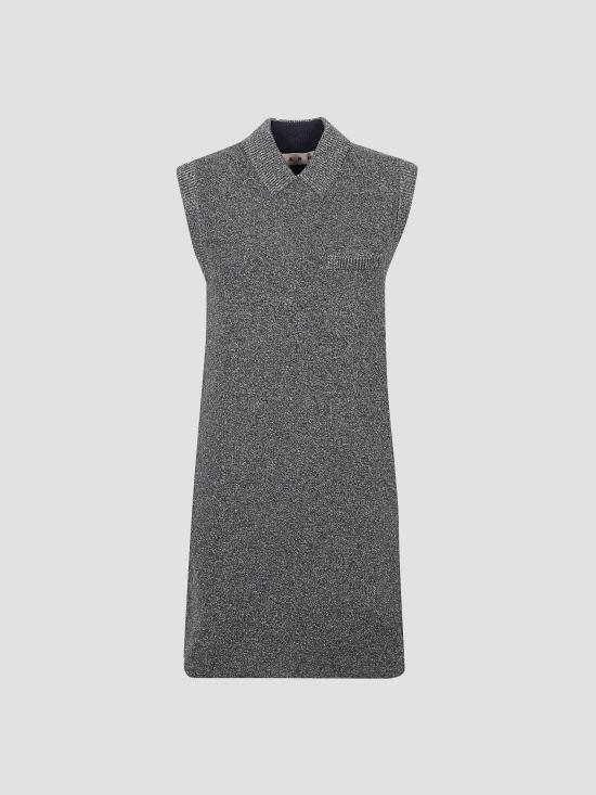 26FW 마르니 숏 원피스 ABMD0292Q0UFH556 00N77 DARK GREY