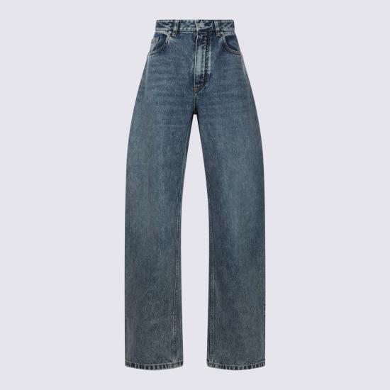 26FW 알라이아 데님 팬츠 AA9P1280D017C A29 HANDSAND WASH - ALAIA
